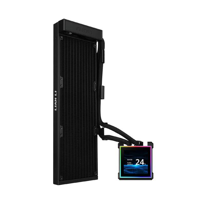 Lian Li водно охлаждане за процесор HydroShift II LCD-S 360N - 360 мм радиатор, LCD дисплей