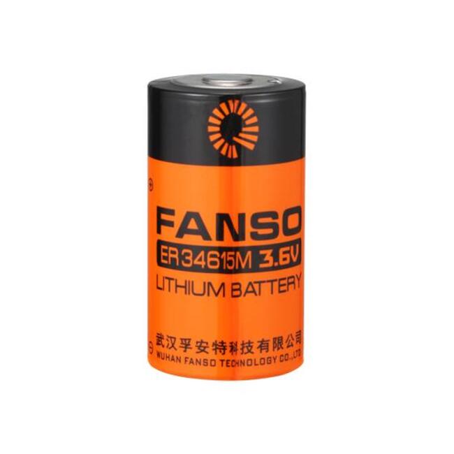Литиево тионил батерия 3,6V  R20 13Ah ER34615M/S /STD /с пъпка/ FANSO
