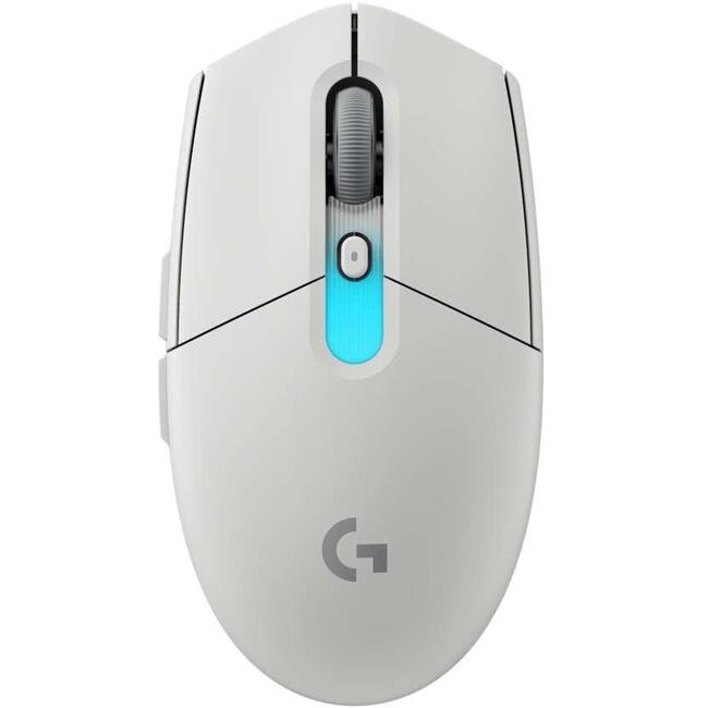 Logitech Геймърска безжична мишка G305 X Superlight - с прецизен сензор за игри, в бял цвят