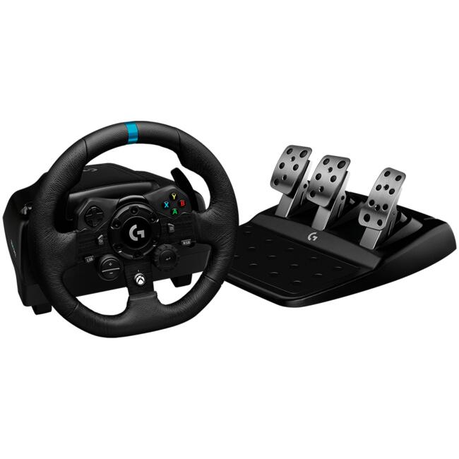 Logitech гейминг контролер G923 SE - волан и скоростен лост, USB връзка, за PS5, PS4 и компютър