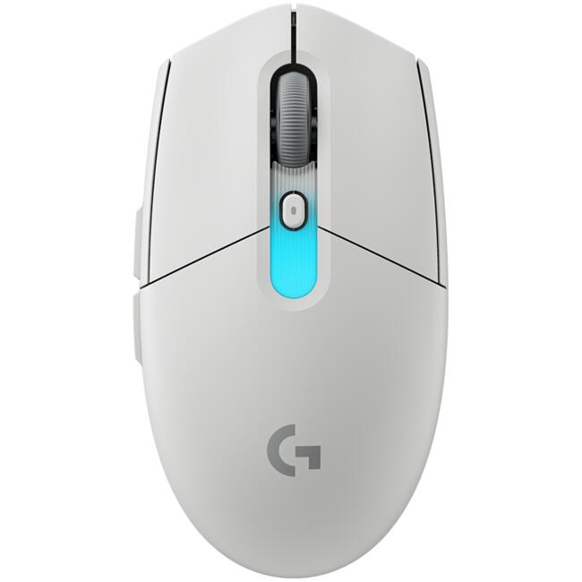 Logitech Гейминг мишка G305 X Superlight, безжична 2.4 GHz, бял цвят, свръхлека конструкция