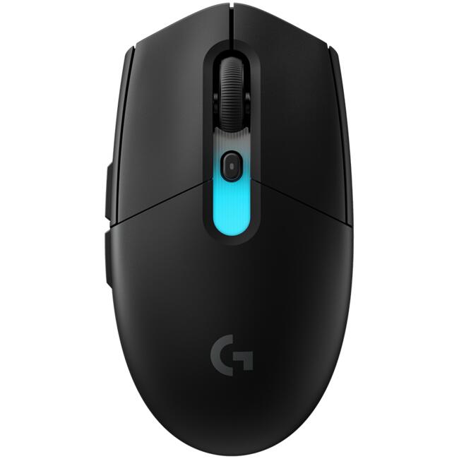Logitech Гейминг мишка G305 X Superlight, безжична 2.4 GHz, много лека конструкция, черен цвят