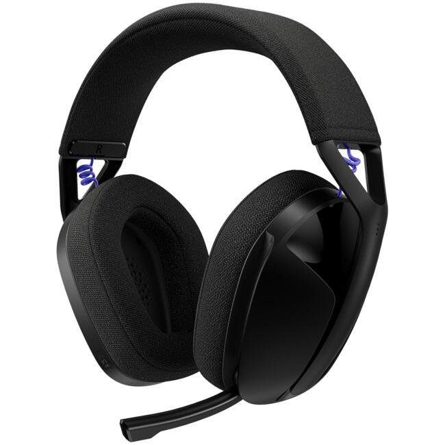 Logitech гейминг слушалки G321 за компютър, безжична връзка 2.4 GHz и Bluetooth, в черен цвят