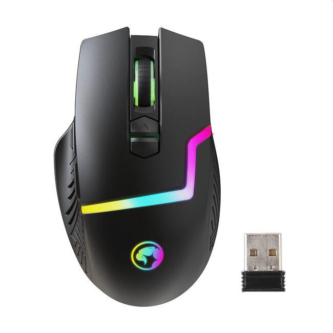 Marvo безжична геймърска мишка Wireless Gaming Mouse M791W - 10000dpi, 1000Hz, rechargable, RGB