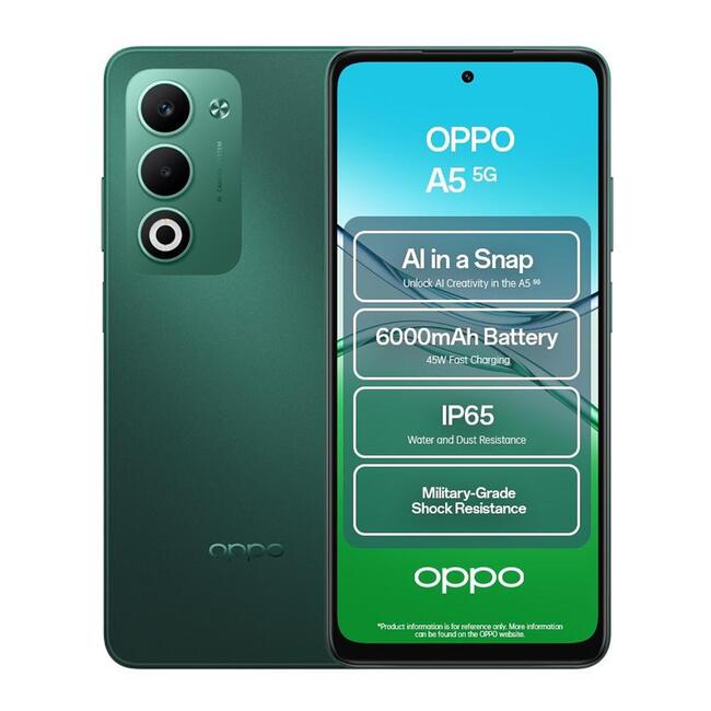 Мобилен телефон Oppo A5 5G Black Green 4+128GB