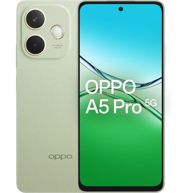 Мобилен телефон Oppo A5 Pro 5G Olive Green 8+256GB