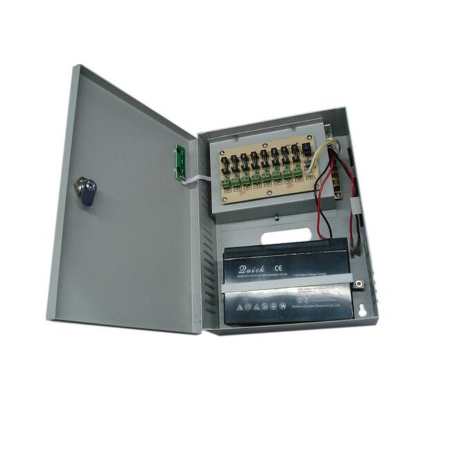 MPS Захранващ блок MPS-UPS120-8C - 120 W, 8 канала, непрекъсваемо захранване за CCTV системи