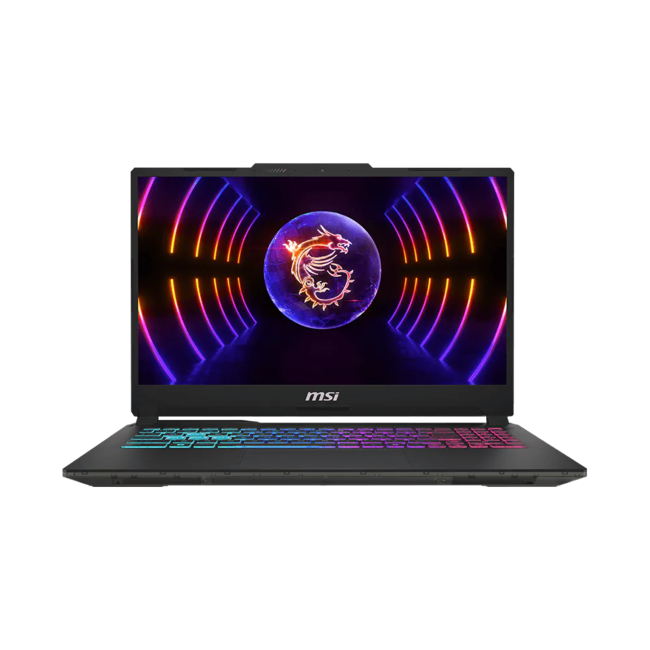 MSI Преносим компютър Cyborg 15 A13UCK-2296XBG - 15,6 инча, Intel Core 13-то поколение, за игри