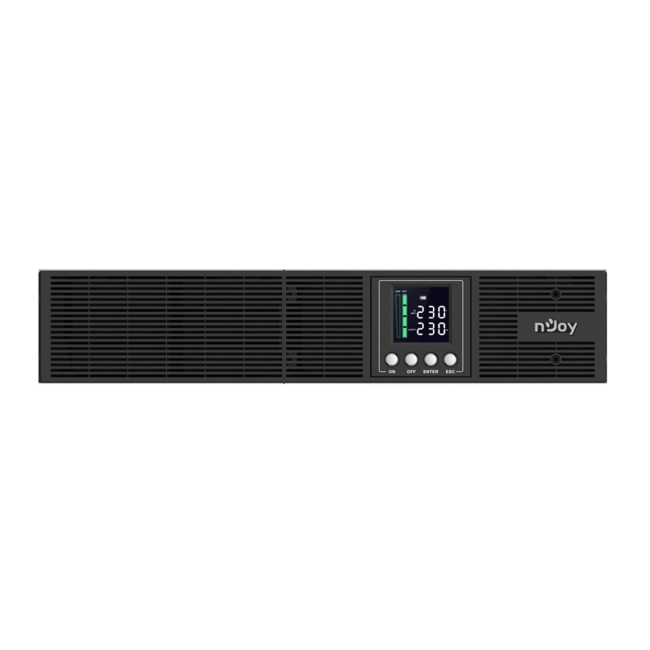 nJoy непрекъсваемо токозахранване Aster 3K, 3000VA/2700W, On-Line технология с двойно преобразуване