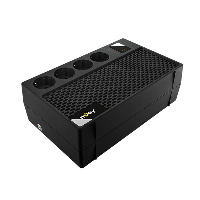 nJoy Непрекъсваемо токозахранване Renton 650 – 650 волтампера/360 вата, LED индикация, за компютър