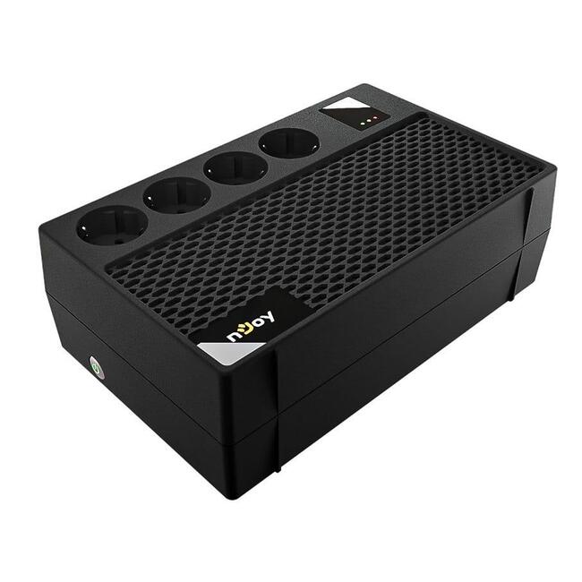 nJoy непрекъсваемо токозахранване Renton 650 PLUS, 650VA/360W, LED индикация за компютър и офис