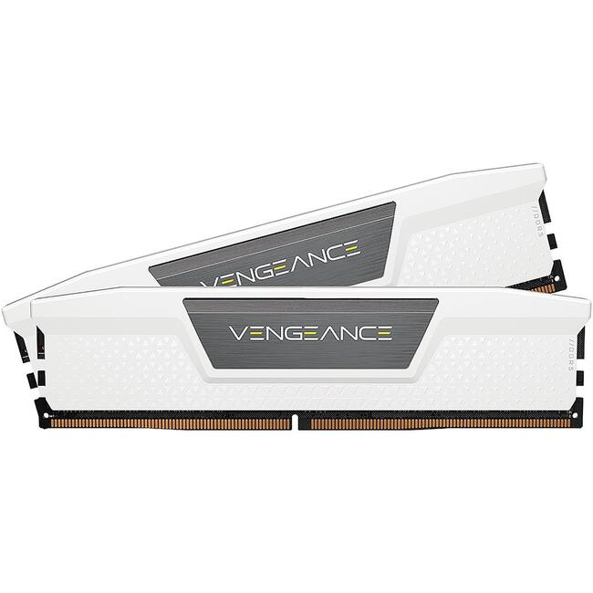 Памет Corsair Vengeance White, 32GB (2x16GB) DDR5 DRAM, 6000MHz, CL36, CMK32GX5M2E6000C36W