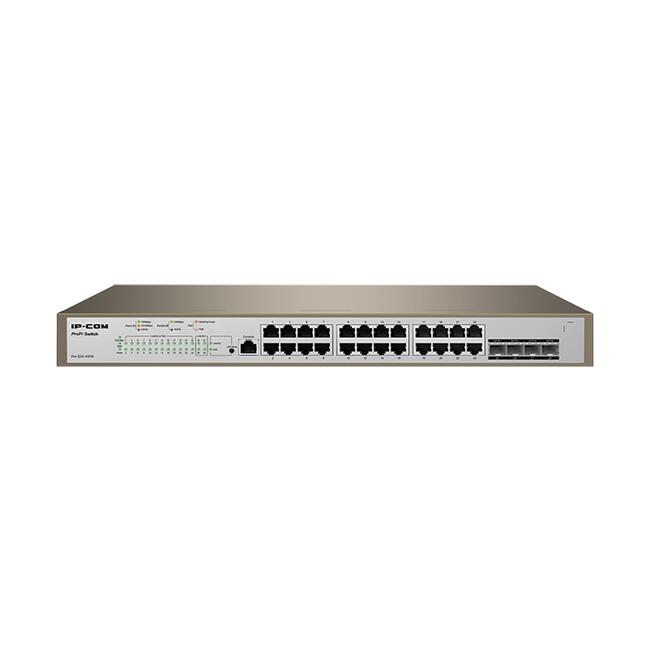 ProFi PoE комутатор Pro-S24-410W, 24 порта, бюджет 410 вата, захранване по мрежов кабел за PoE