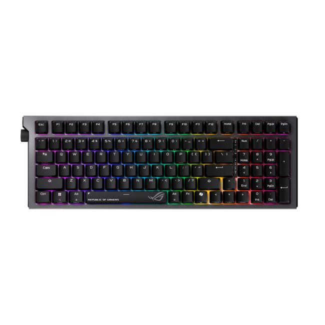 ROG геймърска безжична клавиатура ROG Strix Morph 96, механични суичове ROG NX V2, RGB подсветка