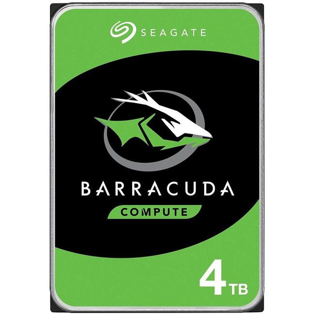 Seagate твърд диск за настолен компютър BarraCuda Guardian - капацитет 4 TB, интерфейс SATA 6 Gb/s