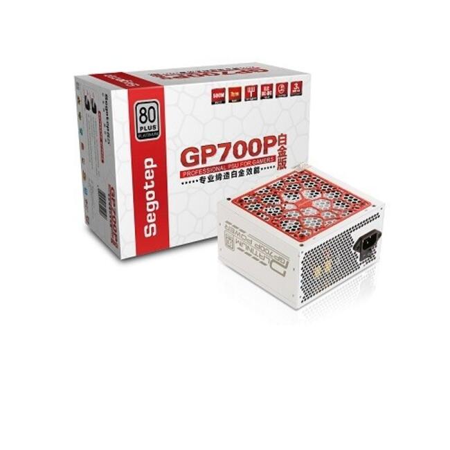 Segotep Захранващ блок GP700P, 600 вата, 80 Plus Platinum, за стабилна работа на настолен компютър