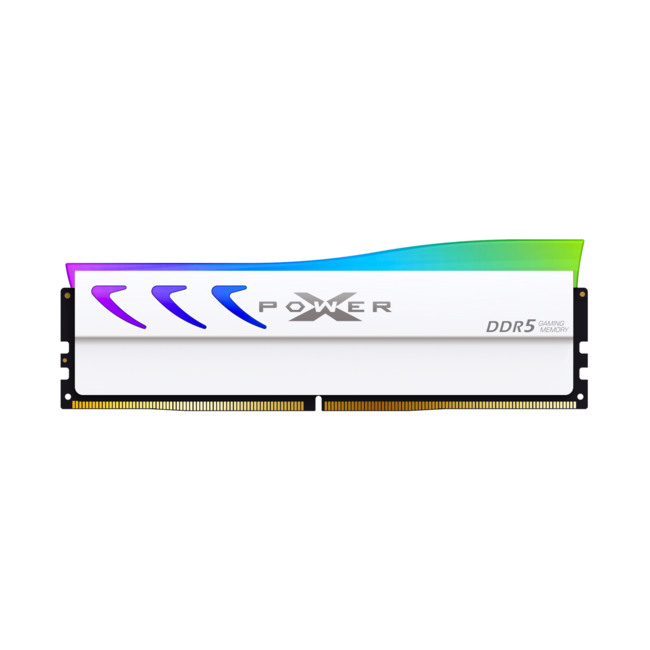 Silicon Power Оперативна памет XPOWER Storm RGB - 16GB DDR5, 6000MHz, CL36, с RGB осветление, бяла
