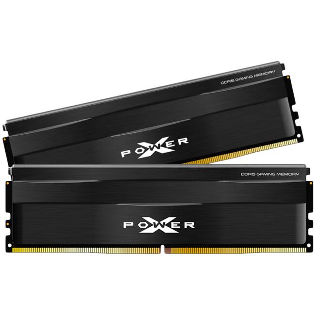 Silicon Power Памет за гейминг настолен компютър DDR5-6000 C36 – 32GB (2x16GB), OC-UDIMM с радиатор
