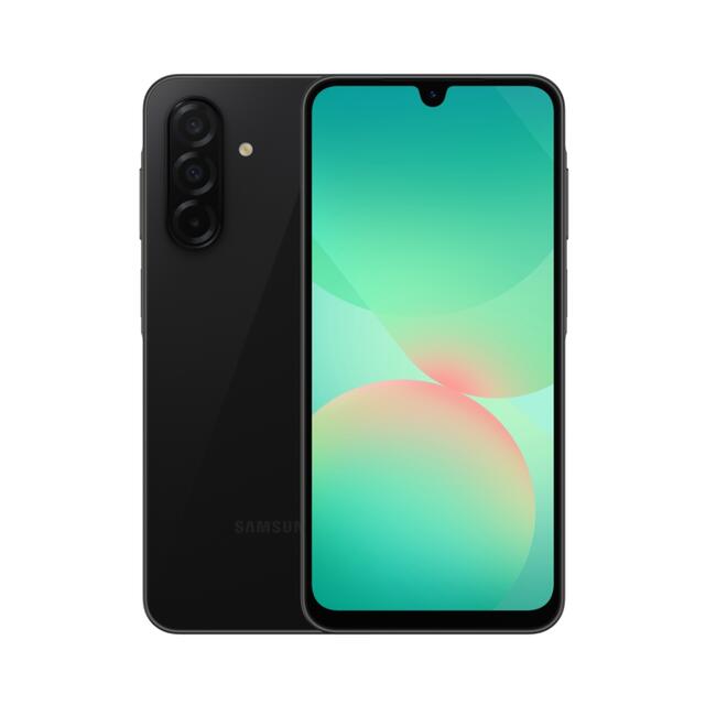 Смартфон Samsung Galaxy A26, 5G, 128 GB, 6 GB RAM, 50 MP камера, 13 MP предна камера, 5000 mAh, 6.7\'\', Super Amoled, Octa-core, черен