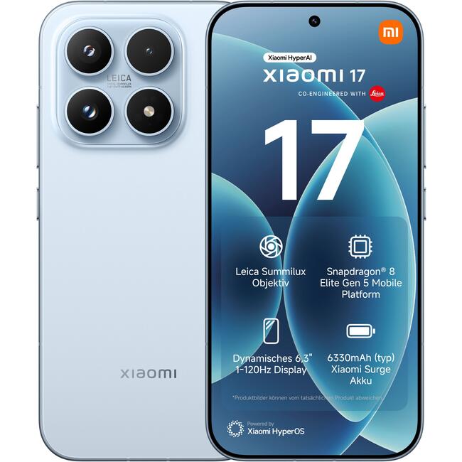Смартфон Xiaomi 17 12/512 Ice Blue