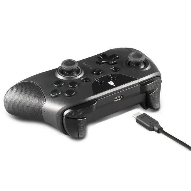 Spartan Gear геймпад Mora 3 – безжичен, съвместим с компютър и Nintendo Switch, черен корпус