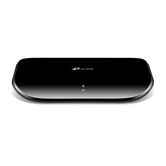 TP-Link мрежов суич TL-SG1005D - 5 порта, неуправляем, Gigabit Ethernet 10/100/1000, черен