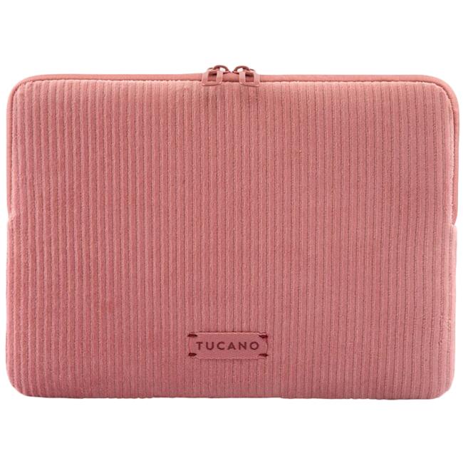Tucano калъф за лаптоп Velluto2 - мек защитен, за MacBook Air/Pro 13 и лаптоп 12, розов цвят