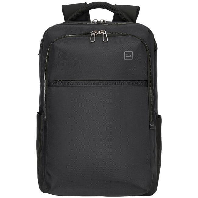 Tucano Раница Martem Backpack, черен цвят, удобна за ежедневно пренасяне на лаптоп и аксесоари