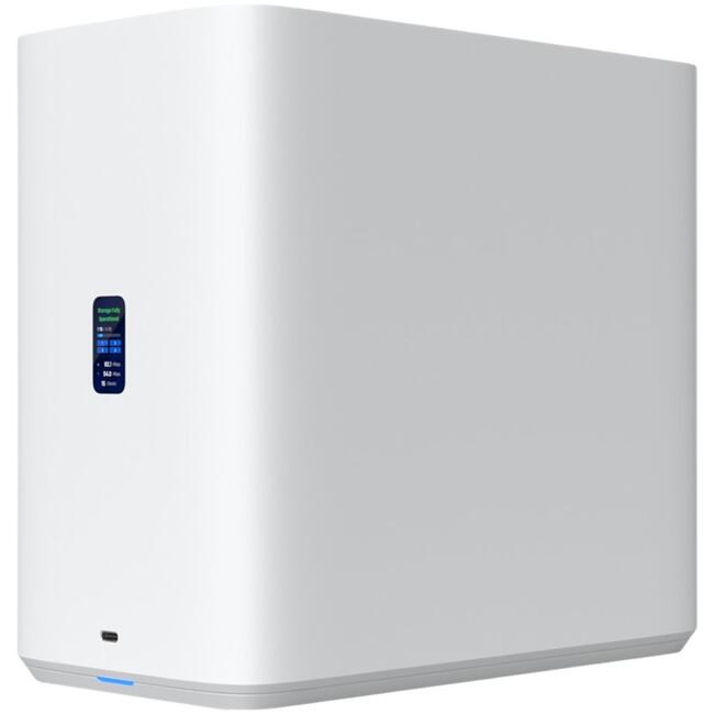 Ubiquiti Мрежово устройство за съхранение на данни UniFi UNAS-4-W-EU, 4 HDD гнезда, 2.5 GbE