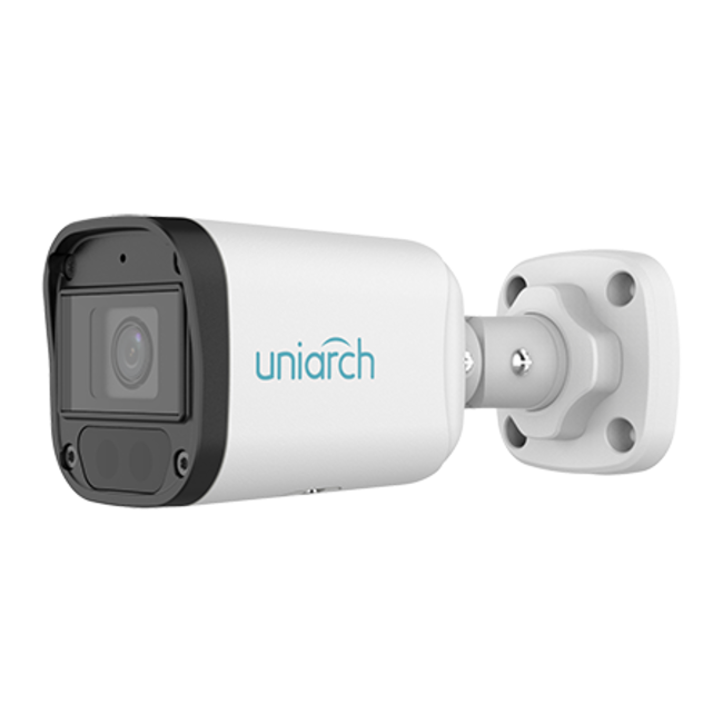 Uniarch IP камера IPC-B124-APF28K - 4-мегапикселова, булет корпус, фиксиран обектив 2.8 мм
