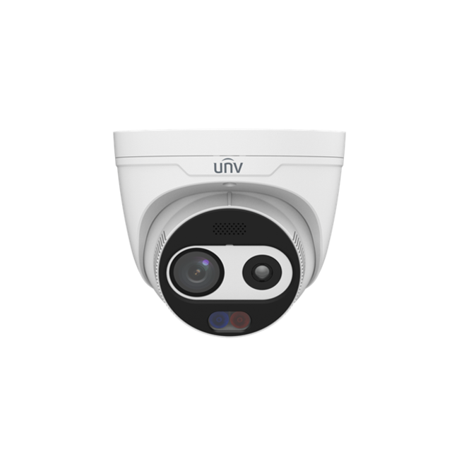 UNV термална Turret IP камера TIC3612SA-F7-4F6AC-I1, термално изображение, обектив 7 мм, PoE