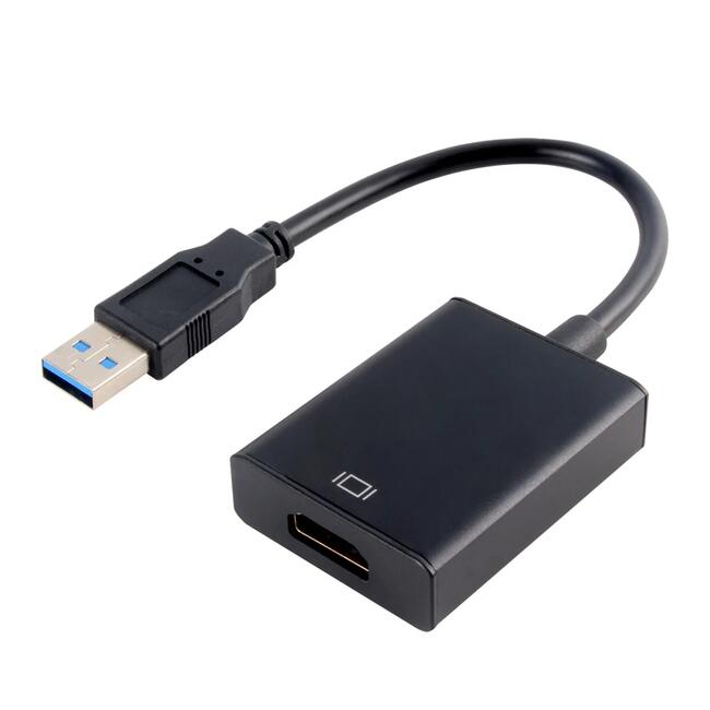 VCom адаптер CU320-B - USB 3.0 Type-A мъжки към HDMI женски, за свързване на монитор или проектор