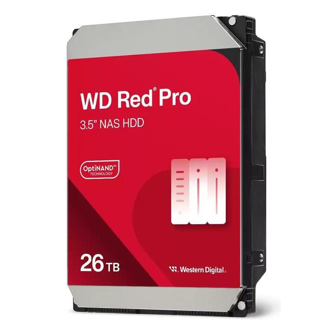 WD Хард диск Red Pro WD260KFGX, 26TB за NAS системи, 3.5 инча, 512MB буфер, 7200 оборота/мин