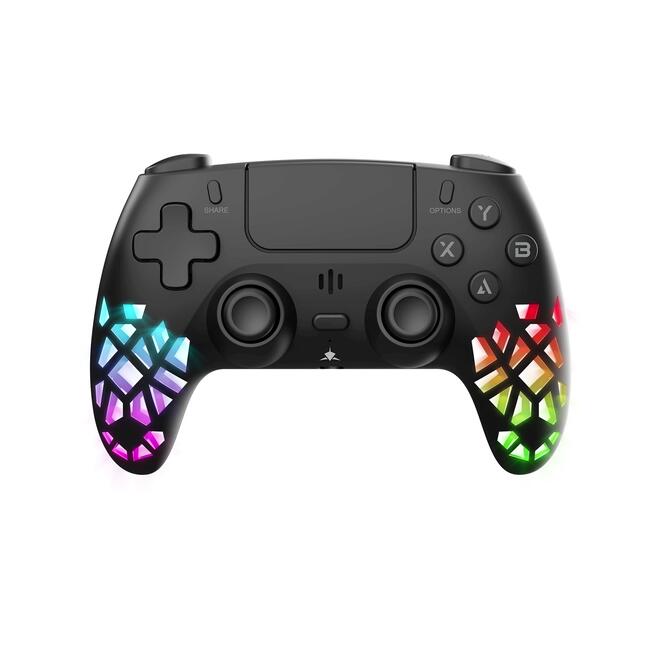 White Shark безжичен геймпад ACTUARIUS - съвместим с PlayStation 4, Bluetooth 5.3, вибрация