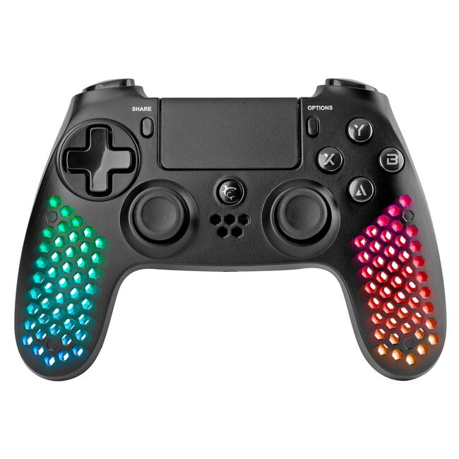 White Shark геймпад LEGATUS за PlayStation 4 - Bluetooth 5.0, вибрационна функция