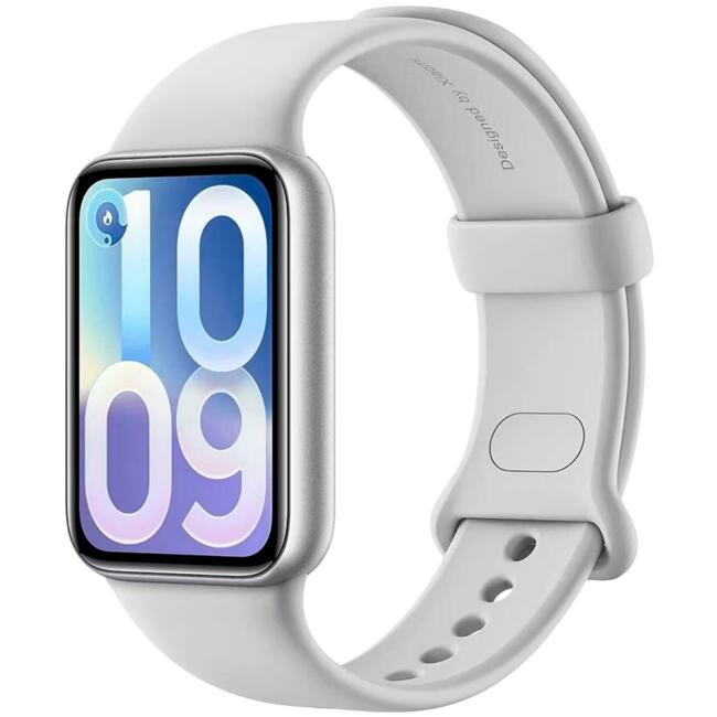 Xiaomi Смарт часовник Smart Band 10 Pro Glacier Silver - AMOLED дисплей, лек сребрист корпус