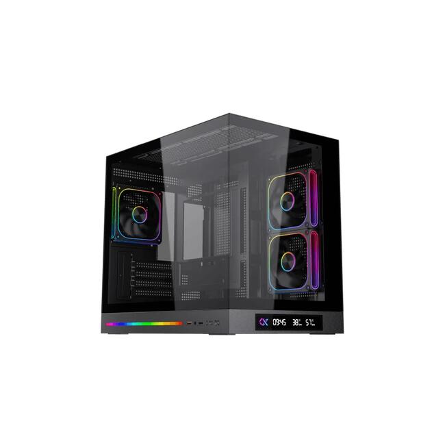 Xigmatek компютърна кутия за настолен компютър Cloud M DGT 3AF - Micro ATX, 3 вентилатора